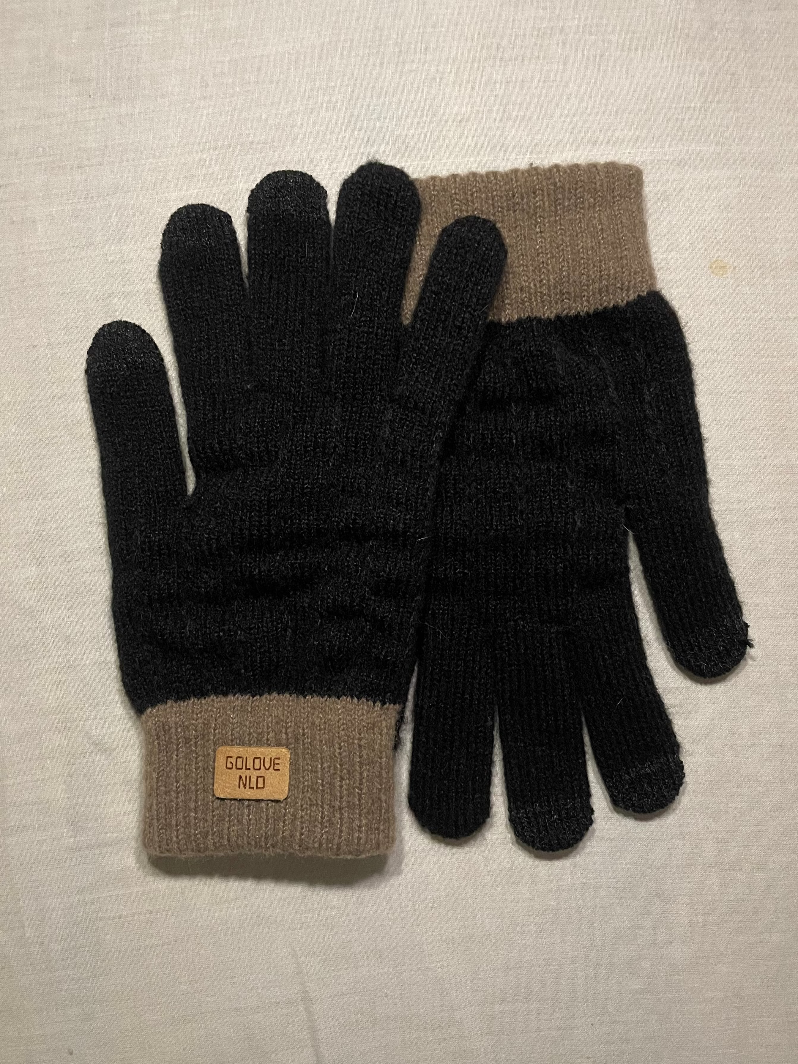 Knitted Touchscreen-Friendly Fleece Lined Gloves