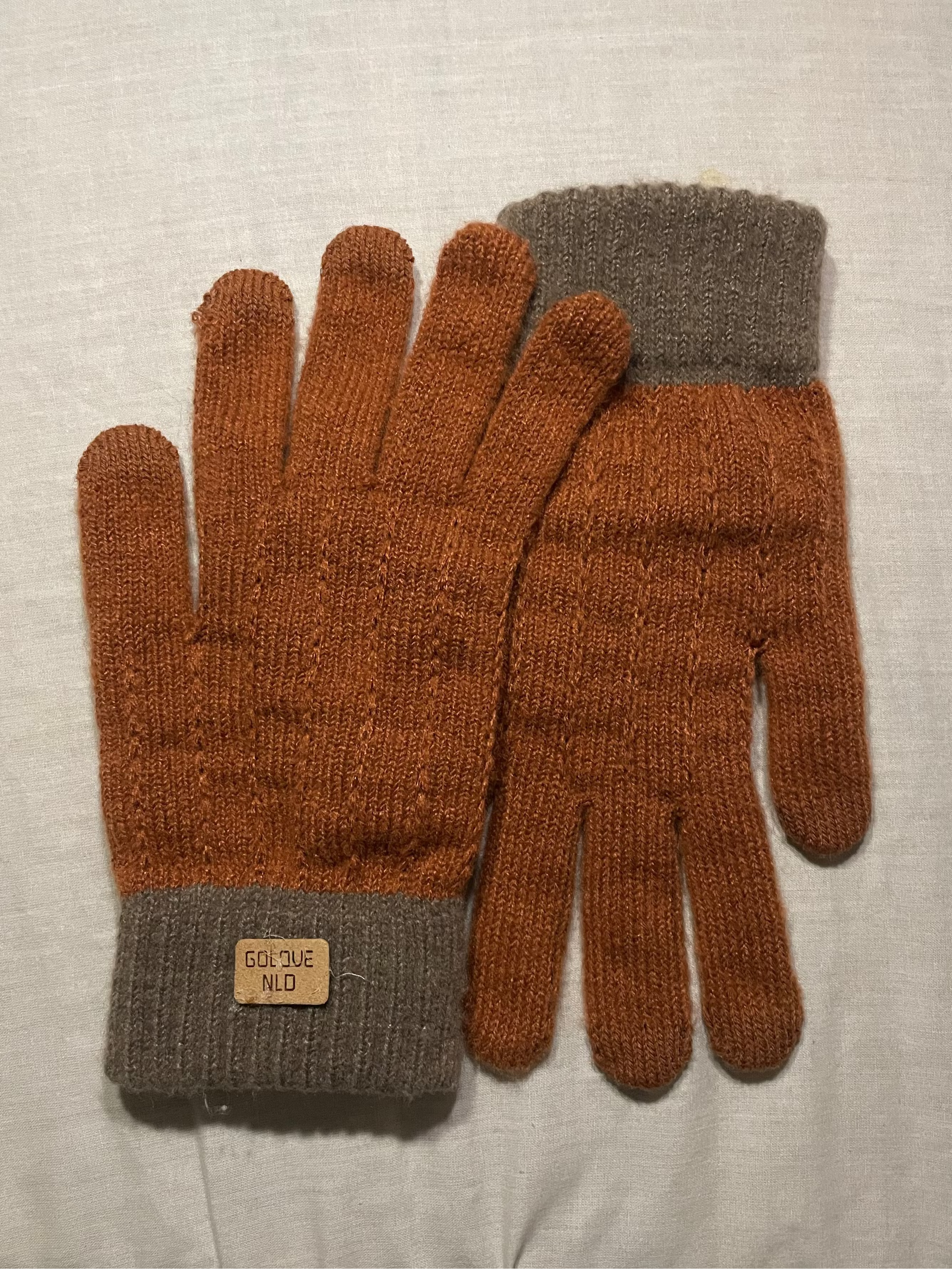 Knitted Touchscreen-Friendly Fleece Lined Gloves
