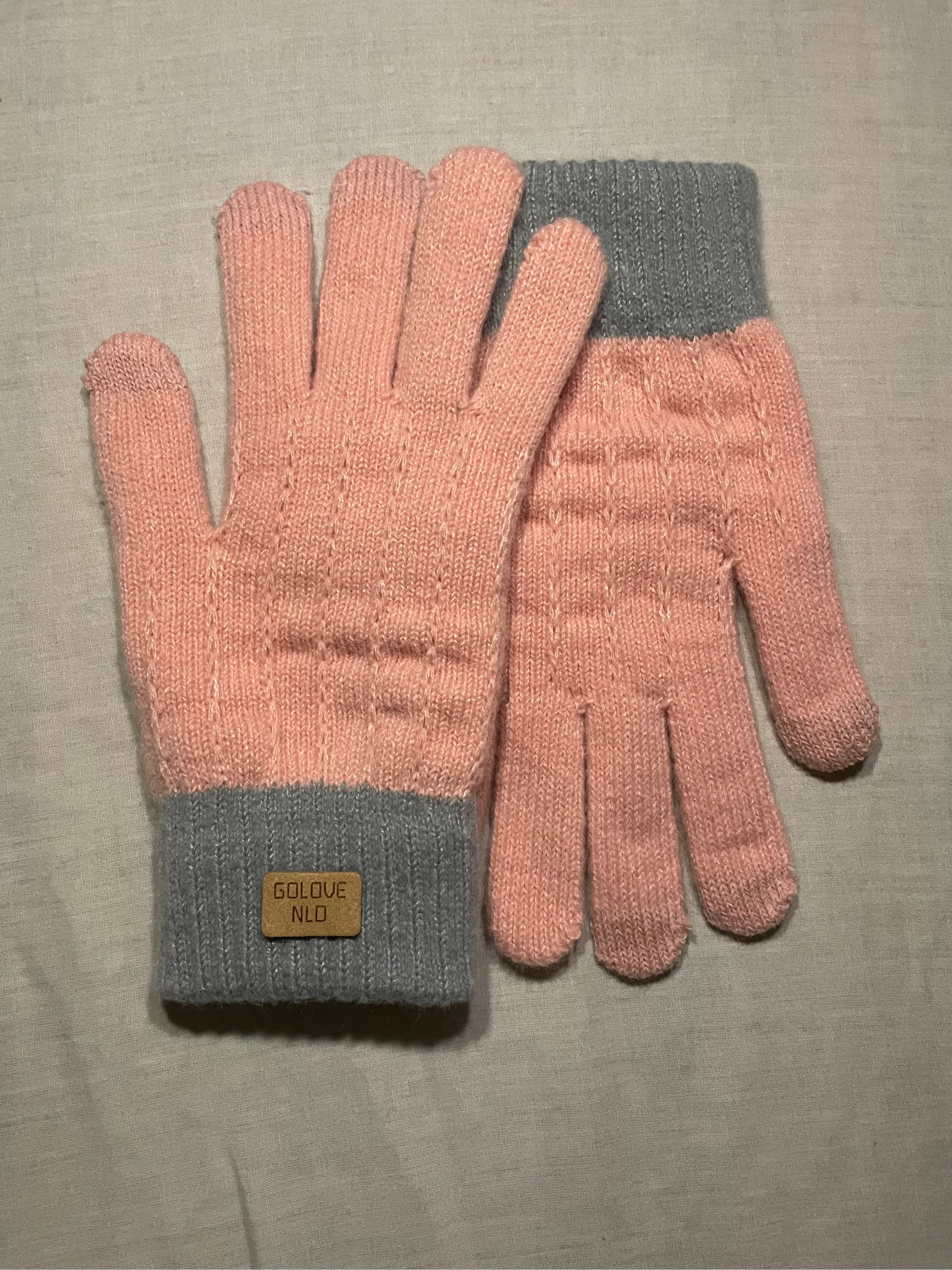 Knitted Touchscreen-Friendly Fleece Lined Gloves